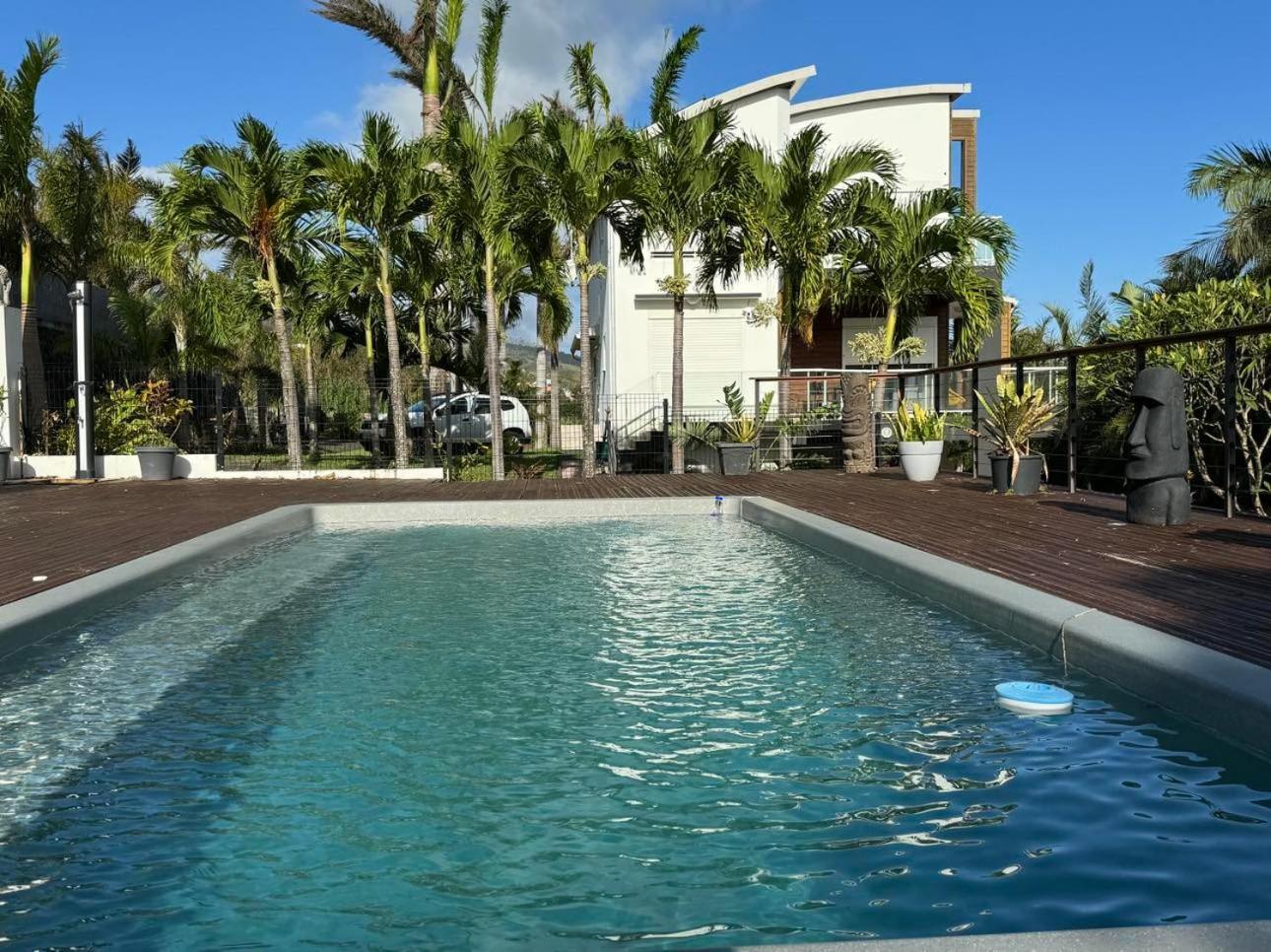 Grande Villa Au Calme - Vue Exceptionnelle - Climatisation - Piscine Sel Chauffee - Jardin Tropical Vincendo Exterior foto